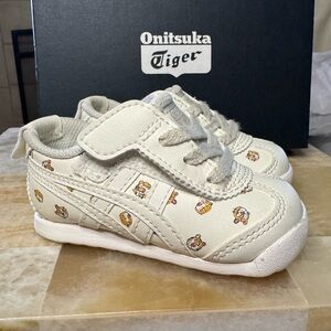 Onitsuka Tiger by Asics Kids Sneakers - Cream with Tigers Prints